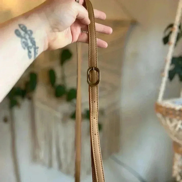 Boho Handwoven Green Straw Crossbody Bag - 9x9 Square Raffia Purse Like New - Picture 8 of 10